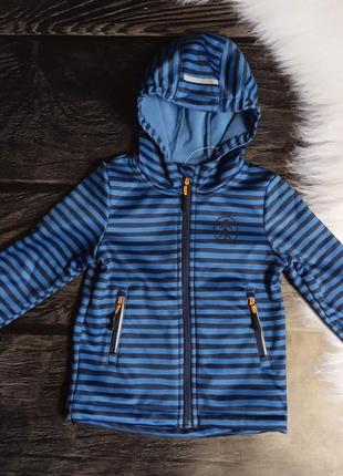 Куртка ветровка ветровочка дождевик софтшелл softshell crivit 86-92