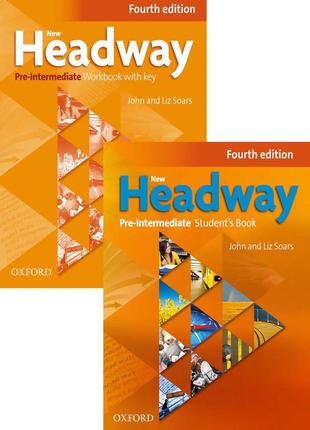 New headway fourth edition pre- intermediate student's book + workbook