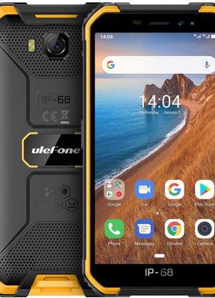 Смартфон ulefone armor x6 (2/16gb) black-orange