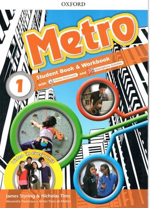 Metro 1: student's book and workbook  isbn: 9780194410175
