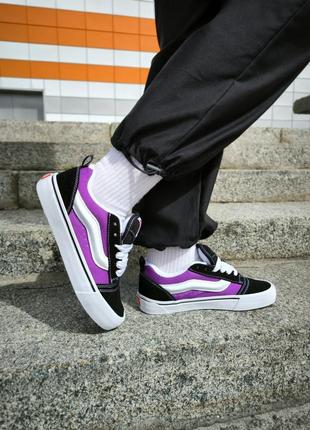 Женские кроссовки vans knu skool purple9 фото