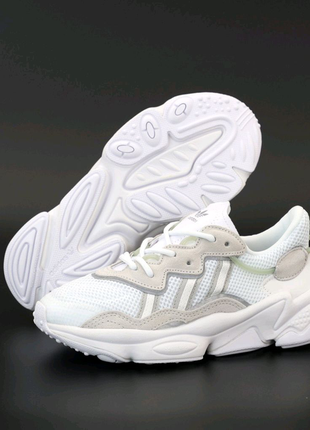 Adidas ozweego white beige (білі)