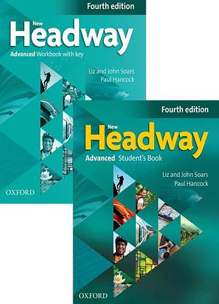 New headway fourth edition advanced student's book + workbook