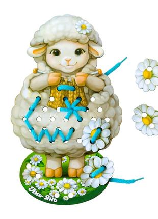 Дерев'яна шнурівка "овечка" ubumblebees