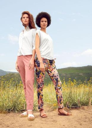 Esmara® женские брюки из льна и хлопка размер 38 евро4 фото