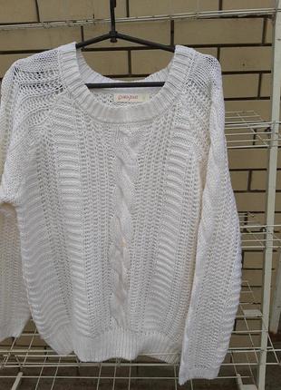 Свитер женский вязаный, размер хл.