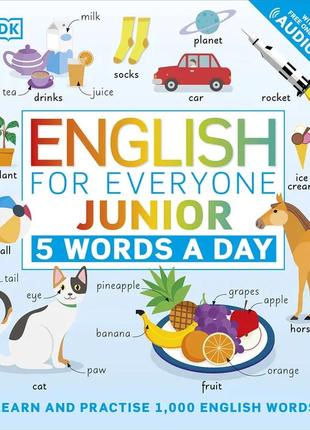 Підручник english for everyone junior: 5 words a day