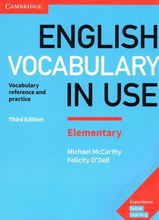 Книга english vocabulary in use 3rd edition elementary