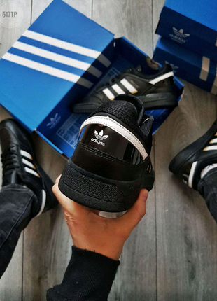 Стильні чоловічі кросівки adidas drop step шкіряні4 фото