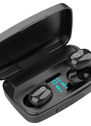 Bluetooth стерео бездротові навушники з боксом для зарядки air j1