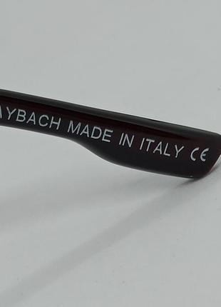 Maybach окуляри чоловічі сонцезахисні коричневі з золотом градієнт6 фото