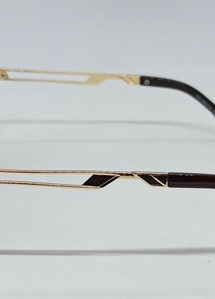 Maybach окуляри чоловічі сонцезахисні коричневі з золотом градієнт4 фото