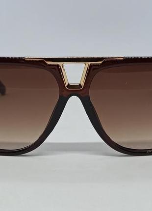 Maybach окуляри чоловічі сонцезахисні коричневі з золотом градієнт2 фото