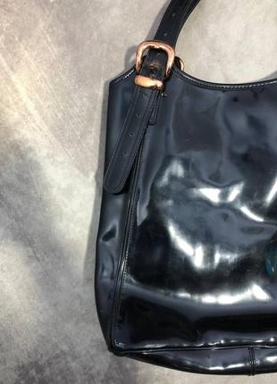 Универсальная черная сумка из мягкой pu кожи5 фото
