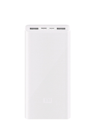 Умб xiaomi mi power bank 3 20000 mah usb-c 18w plm18zm white (vxn