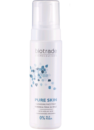 Пенка для деликатного умывания biotrade pure skin c эффектом суже