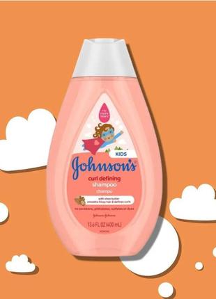 Дитячий шампунь для кучерявого волосся johnson's baby1 фото