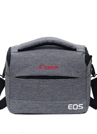 Сумка для фотоапарата canon eos кенон протиударна сірий ( код: ibf062sb1 )