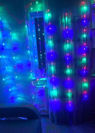 Світлодіодна гірлянда водоспад digital light led series 2м - висо