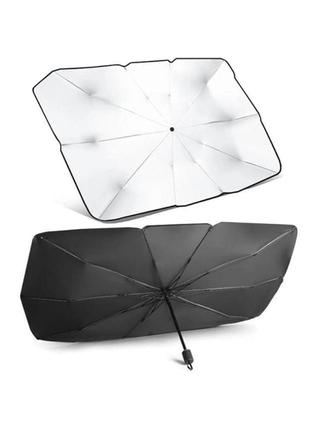 Сонцезахисна шторка — парасолька на лобове скло в авто