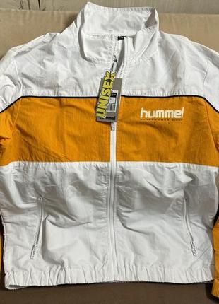 Hummel спортивная кофта унисекс нейлон непромокаемая новая оригинал9 фото