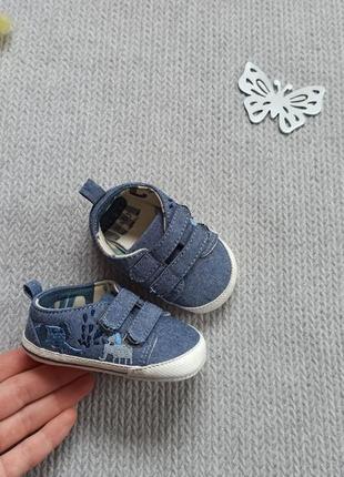 Пінетки топики кросівки 3-6 міс для новонародженого хлопчика малюка