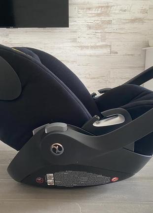 Автокрісло-автолюлька cybex cloud q + шасі6 фото