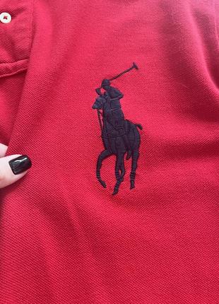 Кофта красная поло, релан, лонгслив polo ralph lauren3 фото