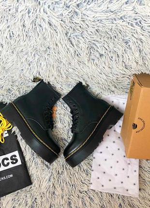 Dr. martens jadon — black. осінні черевики мартенс. мартенси