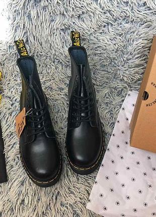 Dr. martens jadon — black. осінні черевики мартенс. мартенси2 фото