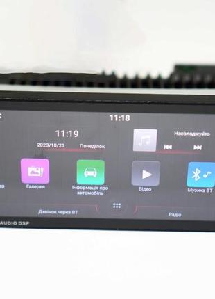 1din автомагнитола 6287a android 4/64gb 6,9" экран/ gps/ wifi1 фото