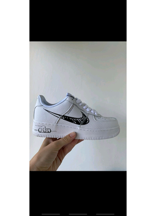 Nike air force 1 sketch white6 фото