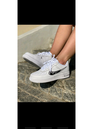 Nike air force 1 sketch white14 фото