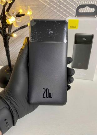 Повербанк базеус 20000 mah 20w,powerbank зовнішній акумулятор