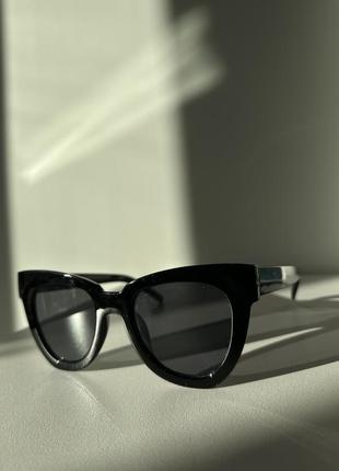 Очки окуляри чорні сонцезахисні захист від сонця кошки кішки2 фото