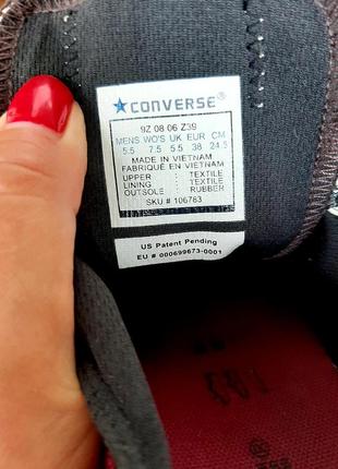 Стильные велюровые кеды converse(original).8 фото