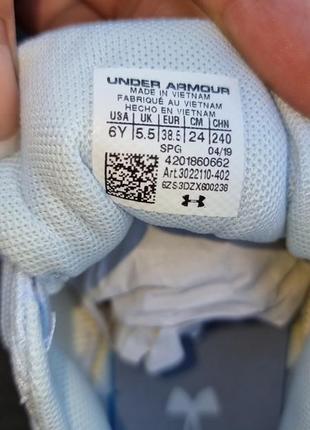 Кроссовки для спорта и ежедневной носки under armour j6-38-24cm4 фото