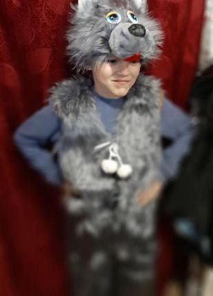 Карнавальний костюм вовк, собака2 фото