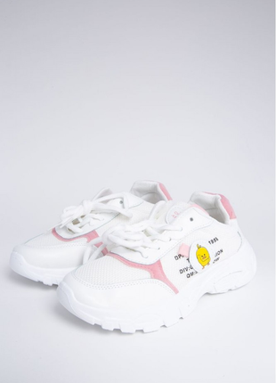 Біло-рожеві жіночі кросівки 131r780 україна