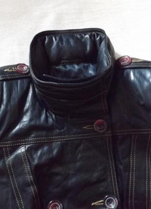 Нова шкіряна (кожаная) жшноча куртка seta pelle, розмір 426 фото