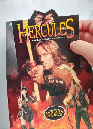 Hercules xena warrior princess коллекционные карточки topps 19967 фото