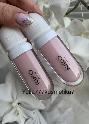 Хіт продажу. блиск для збільшення об’єму губ kiko milano lip volume tutu rose