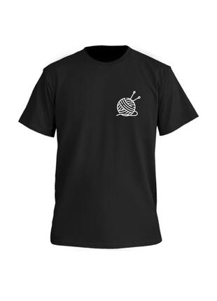 Футболка вязки нити и спицы