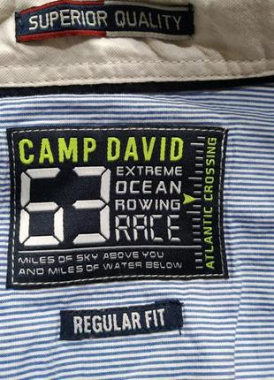 Camp david мужская рубашка размер m в клетку5 фото