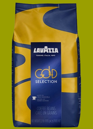 Кава в зернах lavazza espresso gold selection 1 кг