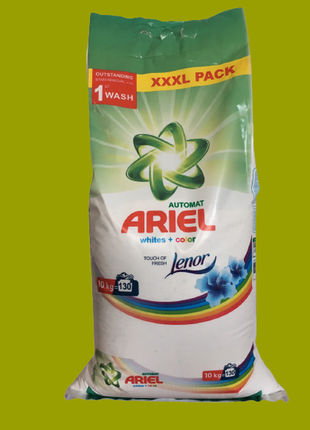 Пральний порошок ariel lenor 10 кг