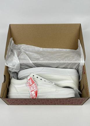 Кеды vans old skool оригинал белые женские обувь кроссовки vn000d3hw0017 фото