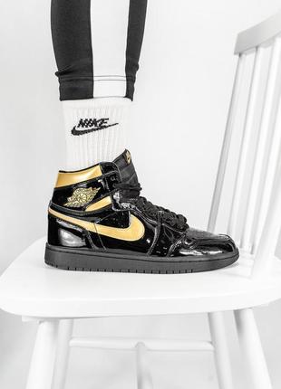 Nike air jordan 1 retro, чоловічі кросівки найк джордан високі10 фото