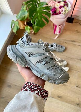 Кроссовки balenciaga track 3.0 grey1 фото