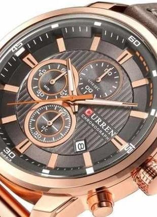 Чоловічий наручний годинник часы мужские наручные curren bigboss1 фото